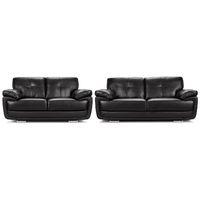 Carlton 3 and 2 Seater Leather Suite