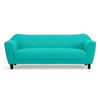 Cassie 3 Seater Fabric Sofa Teal