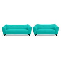 Cassie Fabric 3 and 2 Seater Suite Teal