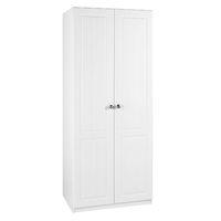 calando 2 door wardrobe white