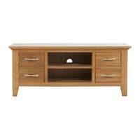 Cambridge 120cm Oak TV Unit