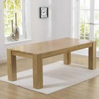 Carnell Wooden Extra Large Dining Table Rectangular In Solid Oak