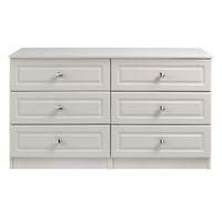 Calando 6 Drawer Wide Chest Cashmere