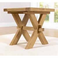 Carlotta Lamp Table in Solid Oak