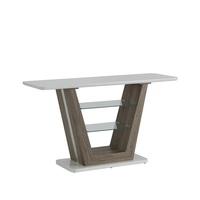 Cassie Console Table Rectangular In White High Gloss