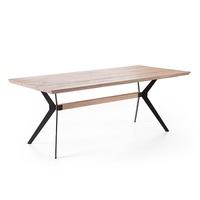 Carwyn Wooden Rectangular Dining Table In Solid Oak