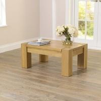 Carnell Wooden Coffee Table Rectangular In Solid Oak