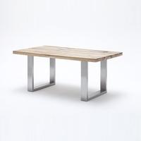 Capello Wild Oak Dining Table With Stainless Steel Legs 180cm