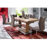 Cantania Dining Table Rectangular In Core Beech And 6 Pavo Chair