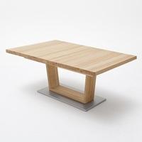 Cantania Wooden Extendable Dining Table In Core Beech