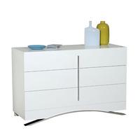 Caly Chest Of Drawers In White High Gloss