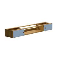 catania underbed cupboards with open shelf baby blue