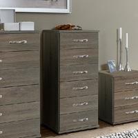 Candice Chest of Drawers In Montana Oak With 6 Drawers