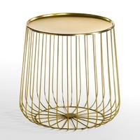 Cage Metal Wire Occasional Table