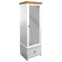 Capri Armoire With Mirrored Door