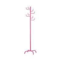 cactus contemporary coat stand in pink