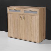 Canadian Oak Small Sideboard With 2 Doors And 2 Drawers