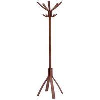 caf 10 hook rotating wooden coat stand