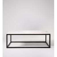 Cassius Coffee table in marble & matt black