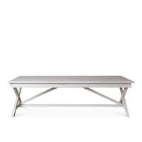 caspar coffee table in white wash