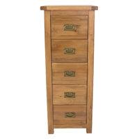 Carter 5 Drawer Narrow Chest