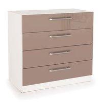 Camden High Gloss 4 Drawer Chest