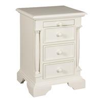 Canterbury Three Drawer Bedside Table