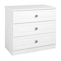 Calando 3 Drawer Chest White