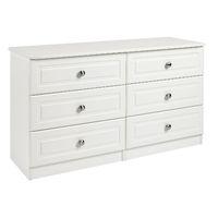 Calando 6 Drawer Wide Chest Cream