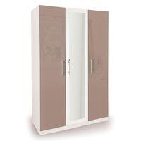 Camden High Gloss 3 Door Wardrobe