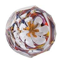 Caithness Glass Paperweight Diamond Garden Blossom Twist L14116