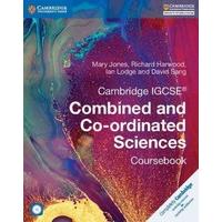 cambridge igcse combined and co ordinated sciences coursebook with cd  ...
