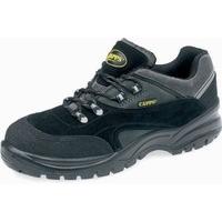 Capps LH513 Antistatic Unisex Black Leather Safety Shoes Trainers With Speed Lacing System And Steel Toe Caps (7)