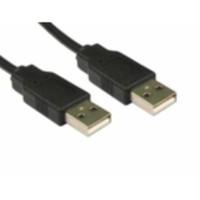 Cables Direct CDL-012 - CDL012 - USB 2.0 A Male to A Male Data Cable 1.8m