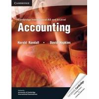 Cambridge International AS and A Level Accounting Textbook (Cambridge International Examinations)