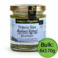 Carley\'s Organic Apricot kernel Butter - Raw 6x170g