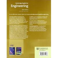 cambridge english for engineering students book with audio cds 2