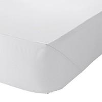 Catherine Lansfield Non Iron Percale Double Platform Valance - White