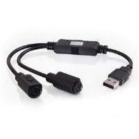 Cables To Go Usb To Dual Ps/2 (keyboard/mouse) Adaptor (black)