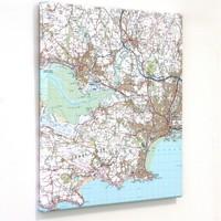 Canvas Map - Landranger Mapping