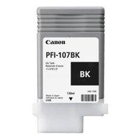 canon pfi 107bk black ink tank 130ml