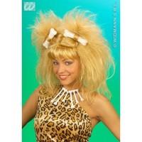 cavewoman wig with for prehistoric caveman native fancy dress accessor ...