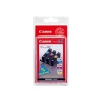canon cli 526 3 colour cmy multipack ink cartridge 420 page blister pa ...