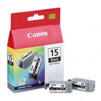 Canon BCI 15BK dual pack Black Ink Cartridge
