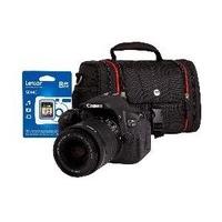 Canon EOS 700D Black Camera Kit inc 18-55mm IS STM Lens 8GB SD & SLR Bag