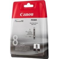Canon No. 8 Black Ink Cartridge (Chromalife 100 Inks, CLI-8BK)