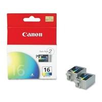 canon bci 16cl ink tank 2 x colour cyan magenta yellow blister