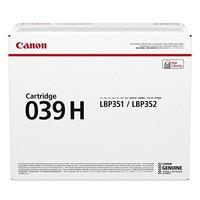 Canon 039H Cartridge 25000pages Black - laser toner & cartridges (Cartridge, Black, Laser, Canon, LBP352i, LBP351i, Box)