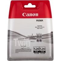 canon pgi 520bk ink cartridges black pack of 2