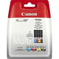canon cli 551 photo value blister ink cartridge assorted